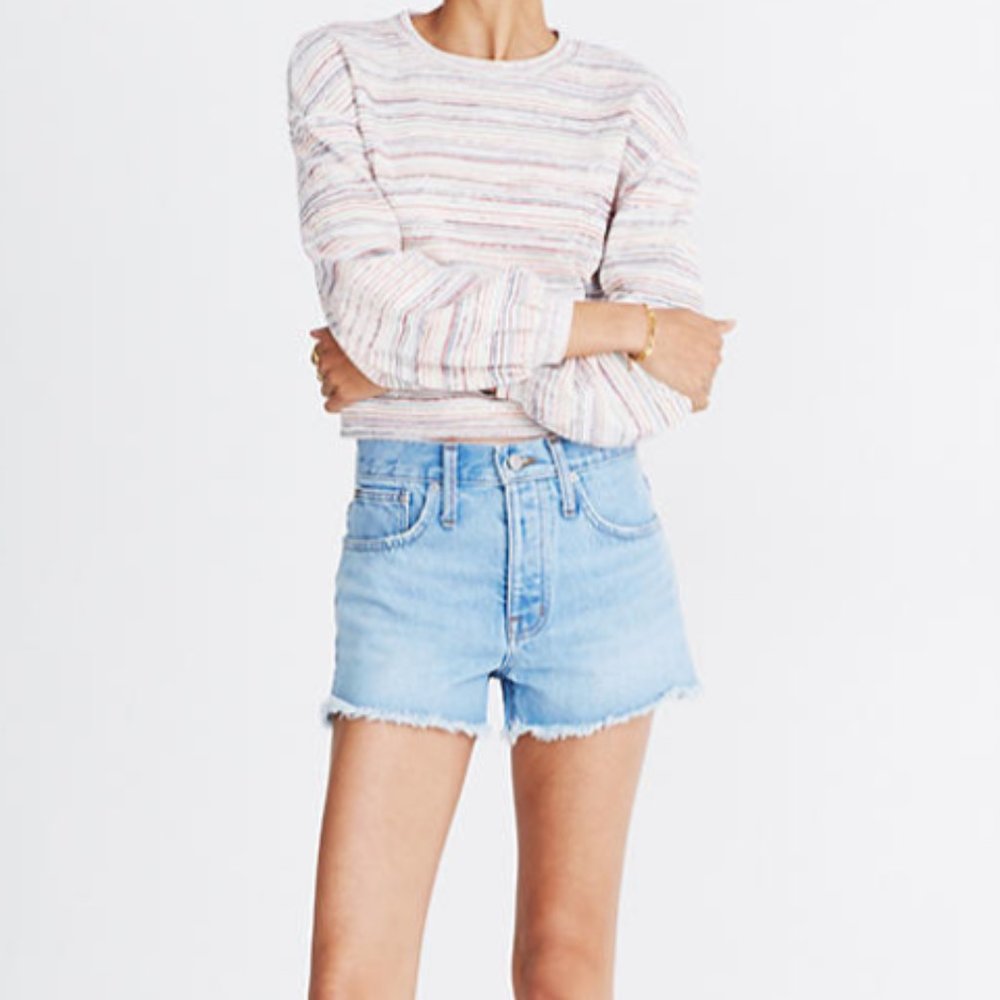 Madewell Relaxed Denim Shorts in Dunwoody Wash